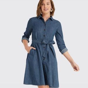Draper James Chambray Shirtdress NWT